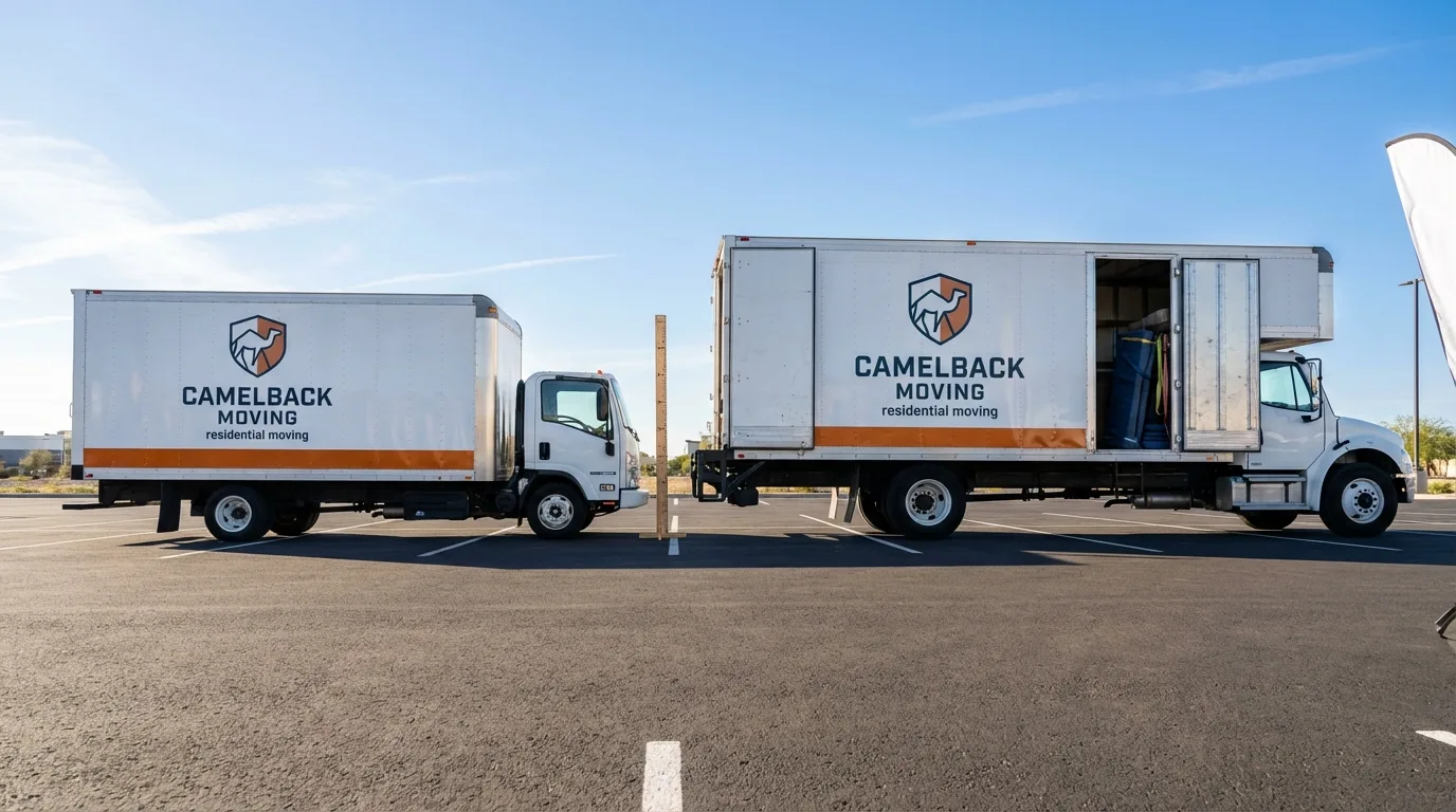 Moving truck size capacity guide in Sullivan City